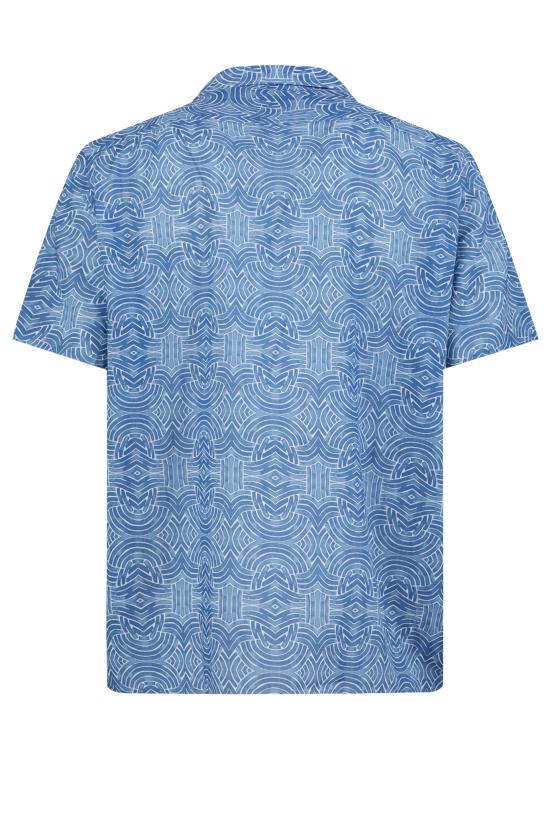 25SS 반팔 셔츠 CE290G BLU Blue - GAZZARRINI X MICHELE FRANZESE