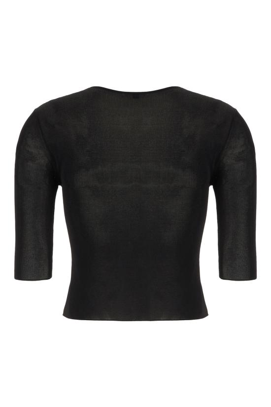 25SS 생로랑 스웨터 819910Y75WA 1000 NOIR - SAINT LAURENT