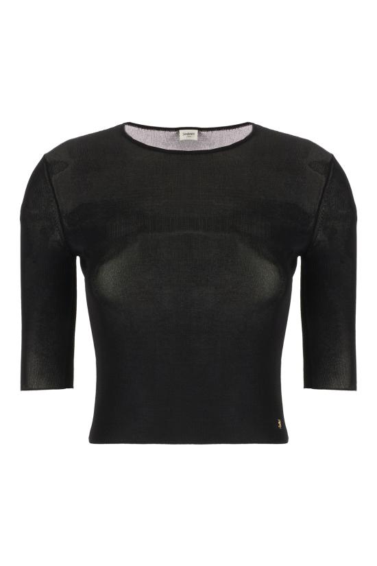 25SS 생로랑 스웨터 819910Y75WA 1000 NOIR