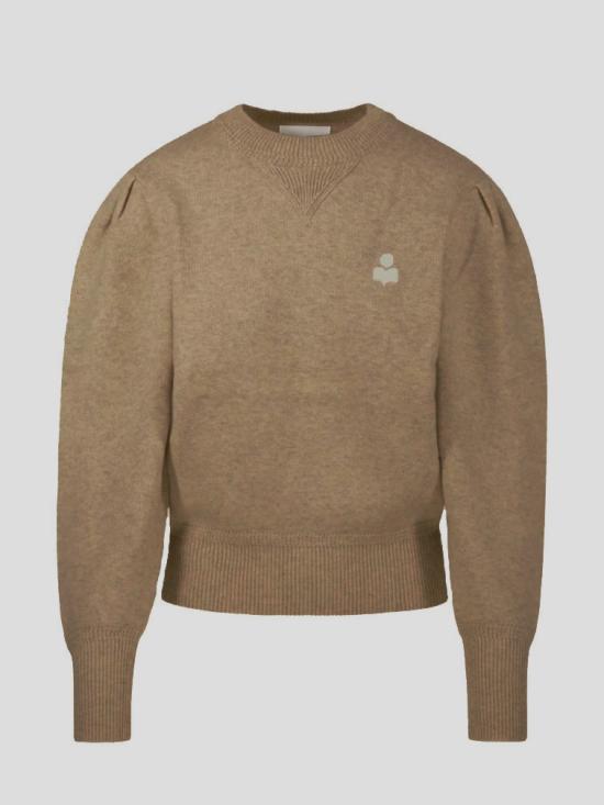 25SS 이자벨마랑에뚜왈 긴팔 티셔츠 PU0039FA A3L75E50CM Brown