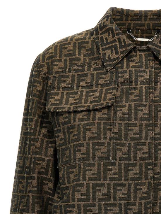  펜디 자켓 FJ7818A5W3F118W BROWN - FENDI