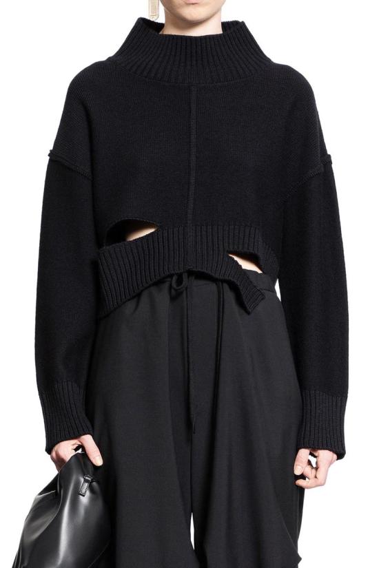 25SS MM6 메종마르지엘라 스웨터 S52HA0285M13044 900 Black