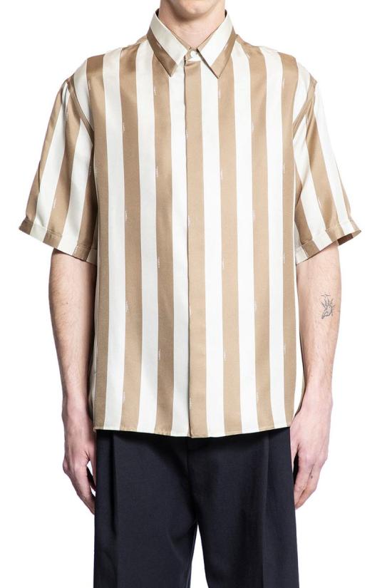 25SS 펜디 반팔 셔츠 FS0795AU6Z F1QYZ Beige