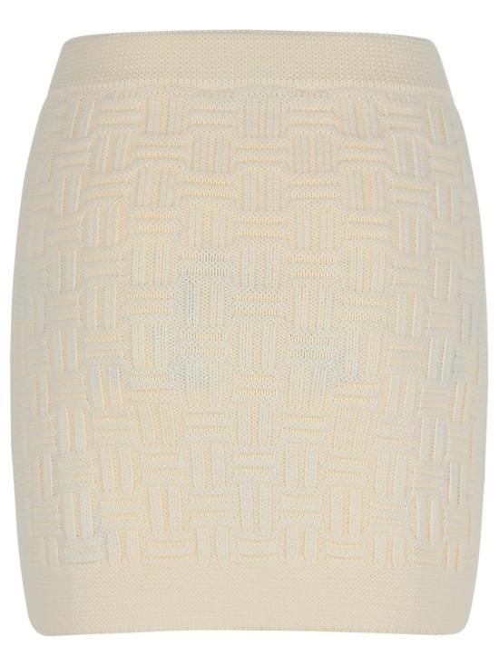 24FW 카사블랑카 숏 스커트 WF24 KW 726 01WHITE White - CASABLANCA