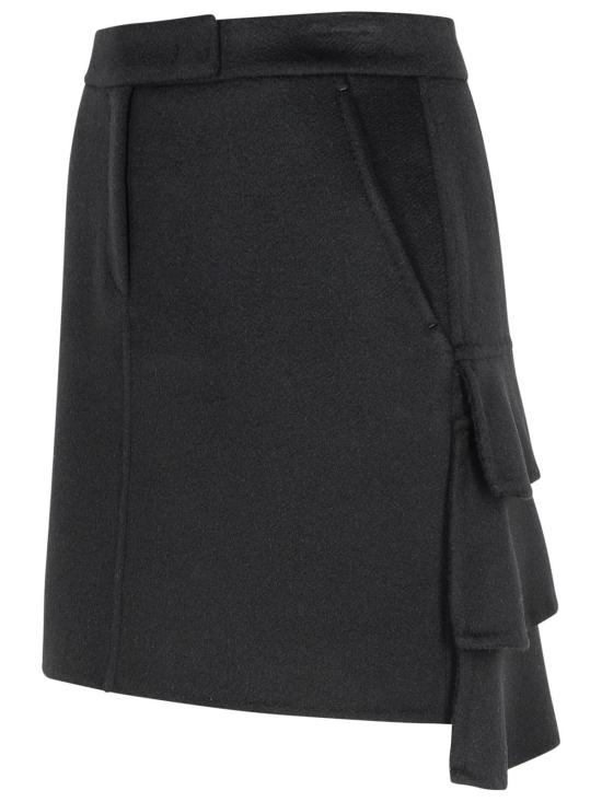 24FW 막스마라 숏 스커트 2421106023006 Black - MAX MARA