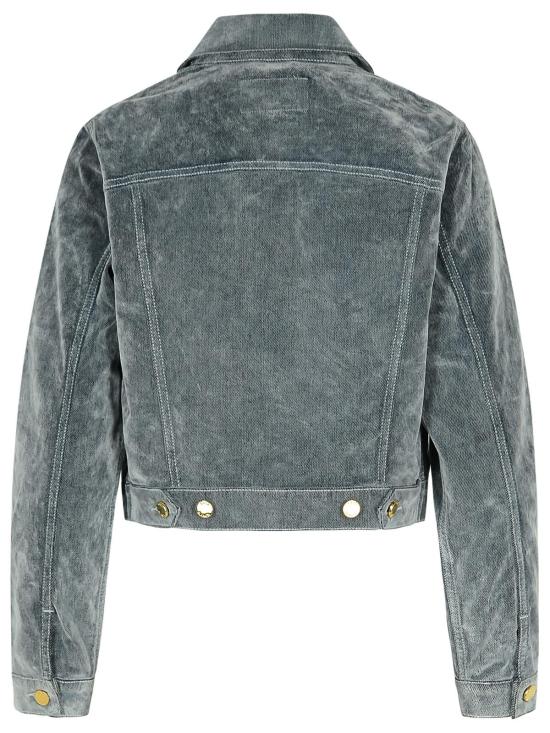 24FW 카사블랑카 자켓 WF24 JK 025 02AQUA BLUE Light Blue - CASABLANCA