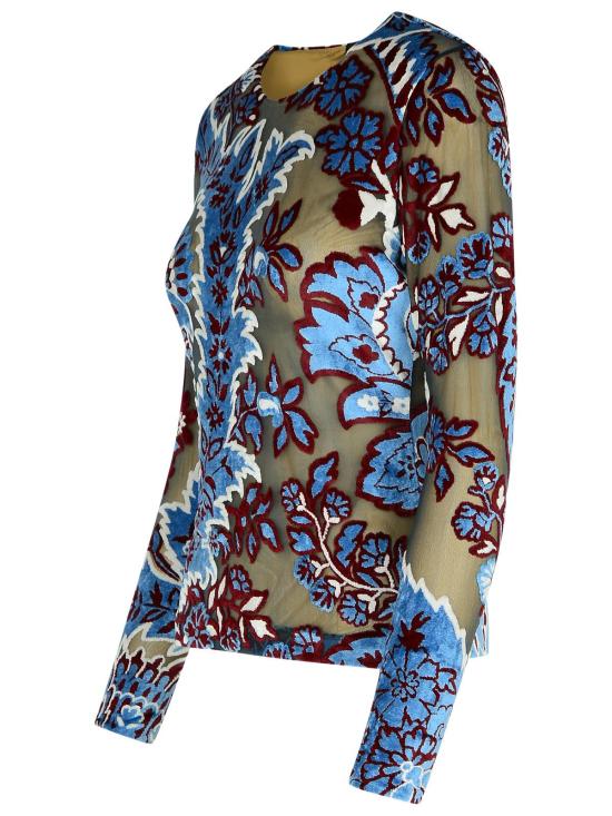 24FW 에트로 긴팔 티셔츠 WRJA0038 99JJD03S9880 Multicolor - ETRO