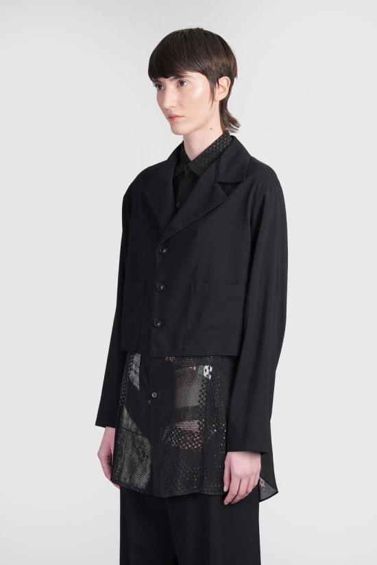 25SS 와이즈 요지 야마모토 아우터 415906 YP Y11 101 Black - Y’S YOHJI YAMAMOTO