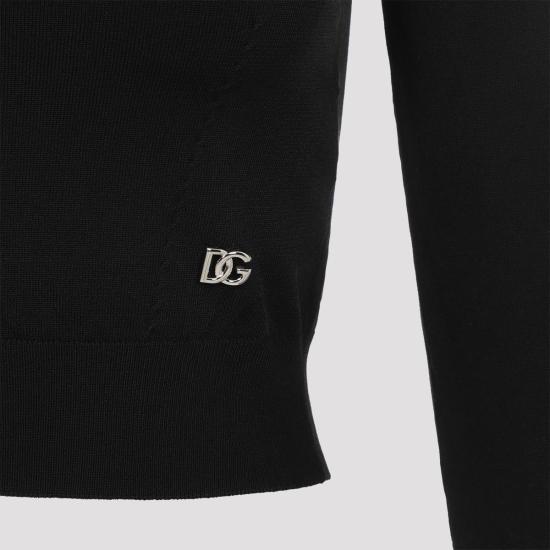 24FW 돌체앤가바나 스웨터 FXH35T JAIH7 0000 Black - DOLCE & GABBANA