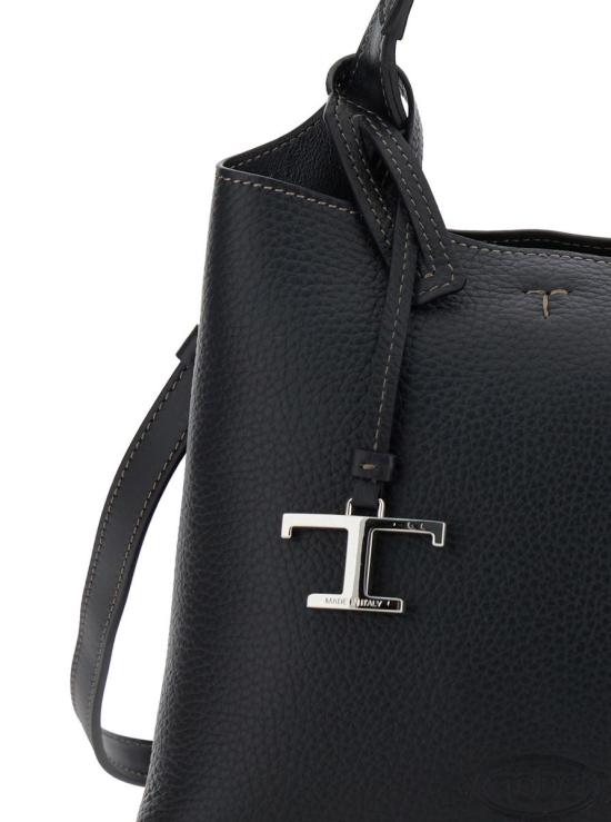 25SS 토즈 숄더백 XBWAPAA9100Q NKB999 Black - TODS