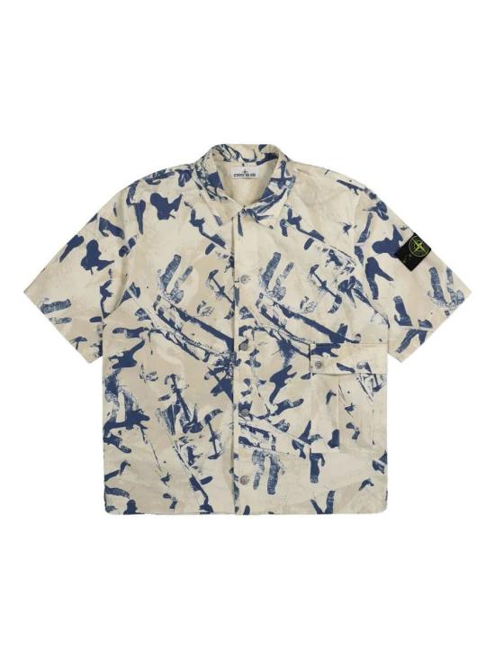 25SS 스톤 아일랜드 반팔 셔츠 K1S151100012S00E1 V009A DESERT Beige