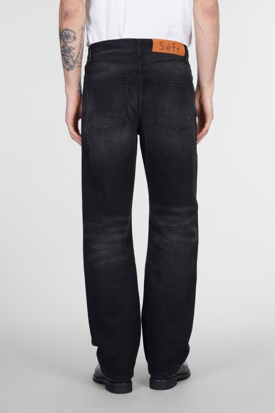 25SS 세퍼 데님 팬츠 419258 WFW24LOOSECUT Black - SEFR