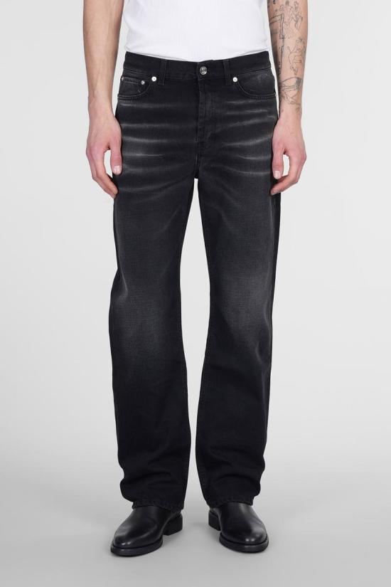 25SS 세퍼 데님 팬츠 419258 WFW24LOOSECUT Black