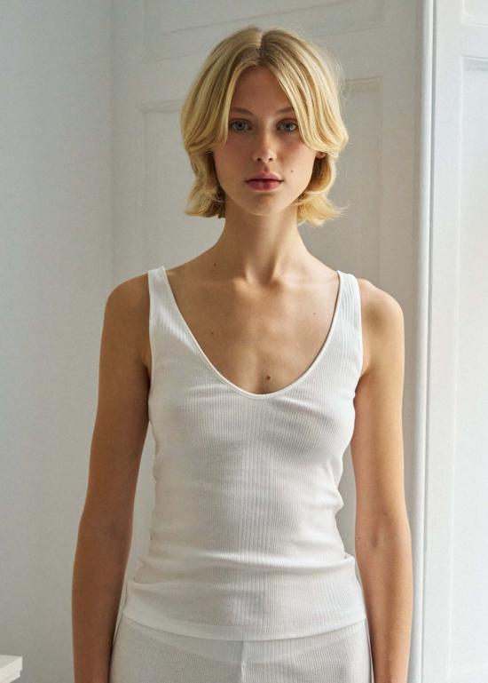  바이 시네 민소매 티셔츠 By Signe April Tank Top - BY SIGNE