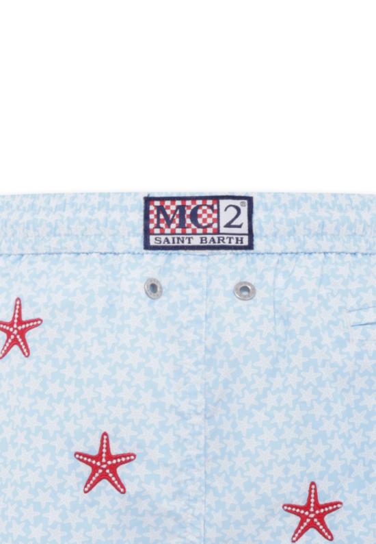 25SS [키즈] 세인트바쓰 수영복/비치웨어 JEA0014 04712H LIGHT BLUE - MC2 SAINT BARTH