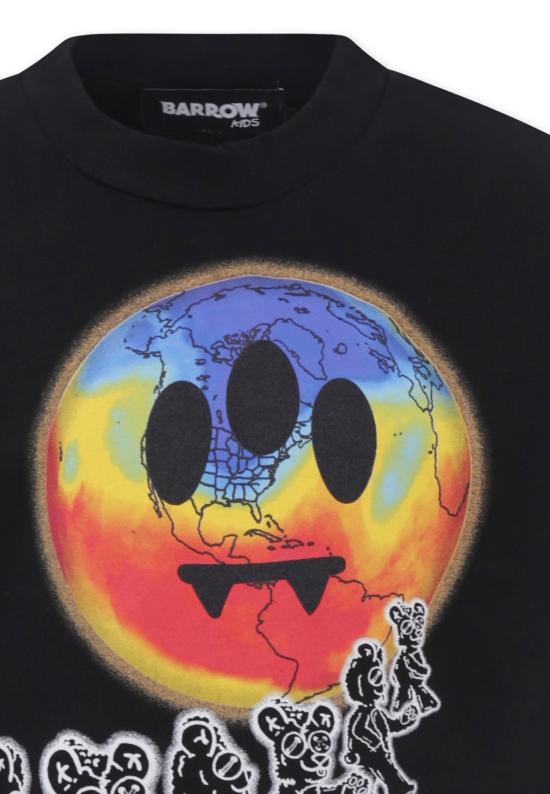 25SS [키즈] 바로우 티셔츠 S5BKJUTH208 110 BLACK - BARROW