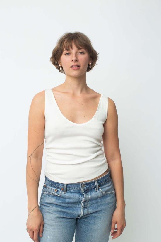  바이 시네 민소매 티셔츠 By Signe April Tank Top - BY SIGNE