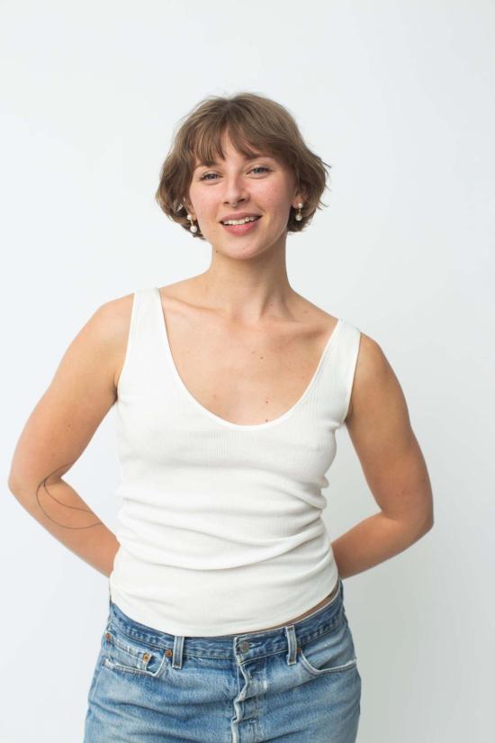  바이 시네 민소매 티셔츠 By Signe April Tank Top - BY SIGNE