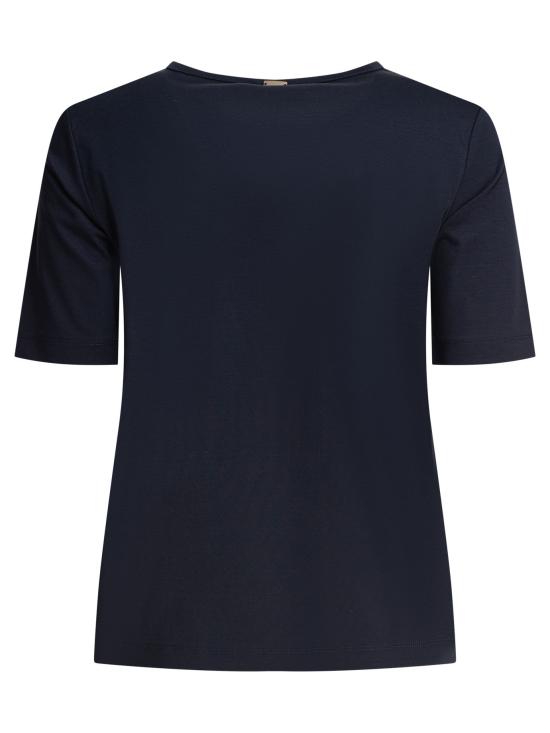 25SS 에르노 반팔 티셔츠 JG000258D520639281 Black - HERNO