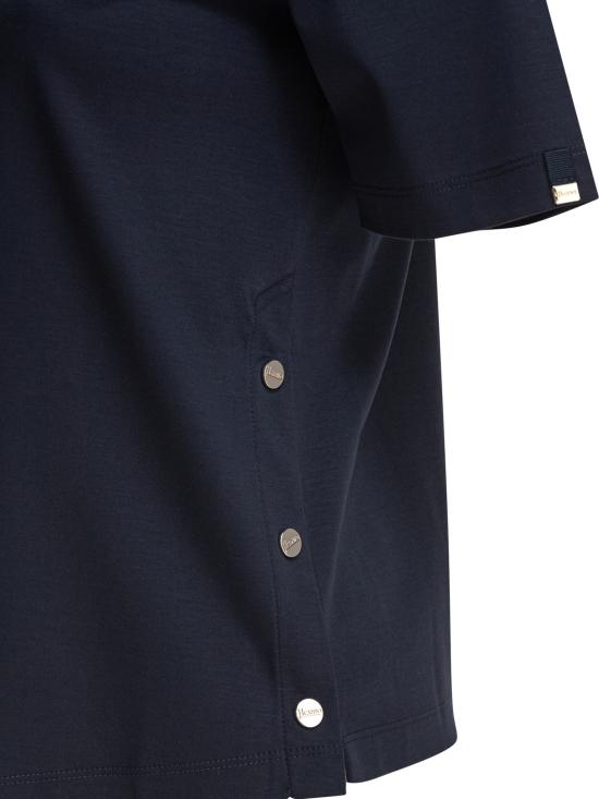 25SS 에르노 반팔 티셔츠 JG000258D520639281 Black - HERNO