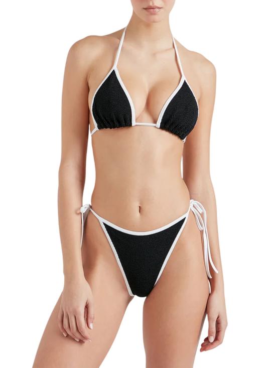 25SS 훈자 지 비치웨어 BGINACON BLACK WHITE - HUNZA G