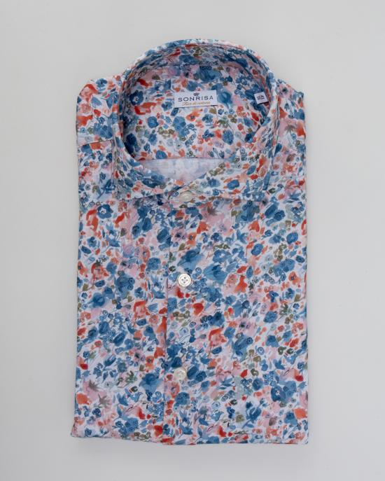 25SS 손리사 긴팔 셔츠 FJ15B438 J763 01 Blu - SONRISA