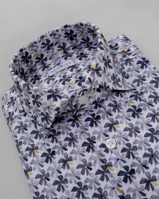 25SS 손리사 긴팔 셔츠 FJ15B438 J765 02 Grigio - SONRISA