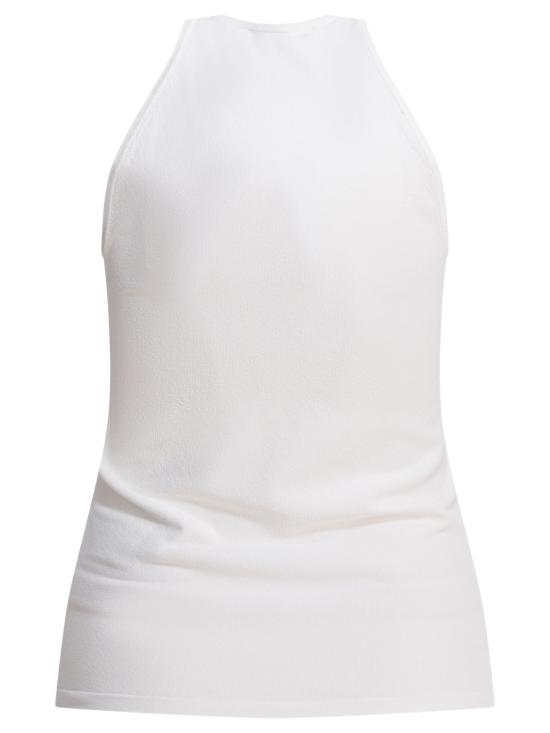 25SS 막스마라 아르미타 V넥 슬리브리스 탑 2511361313600ARMIDA1234001 White - MAX MARA