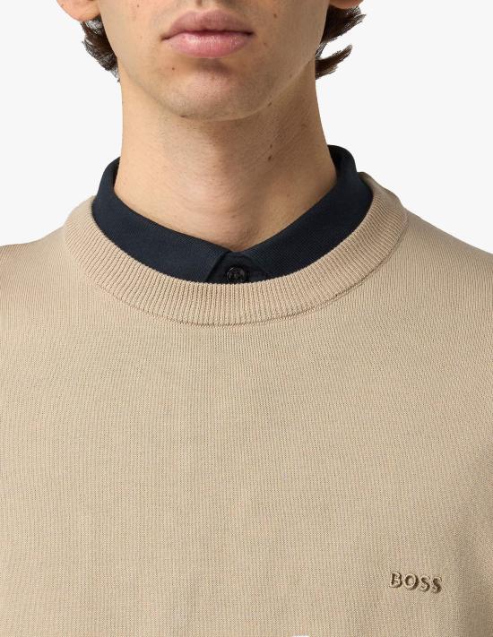 25SS 보스 스웨터 50506023 10255186 01 275 Beige - BOSS