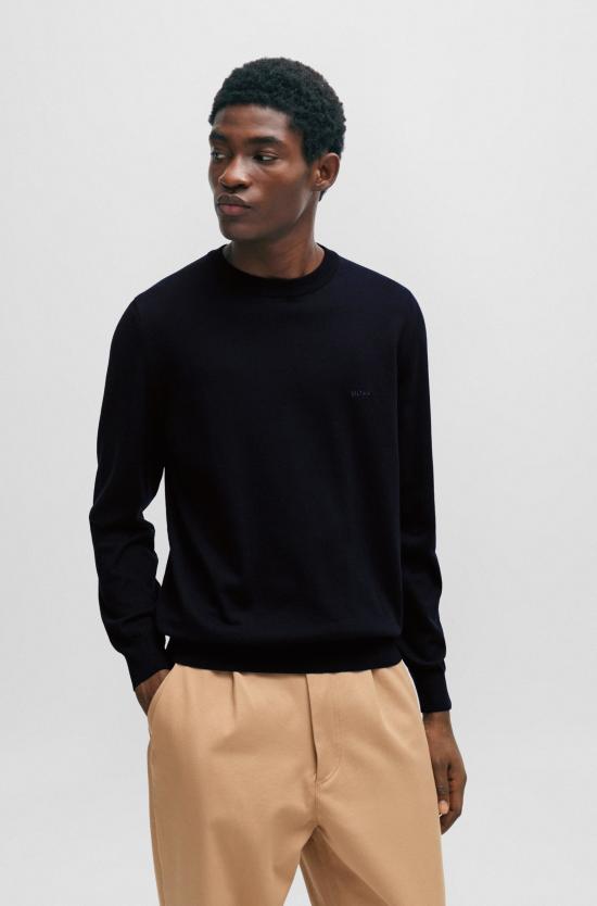 25SS 보스 스웨터 50506023 10255186 01 404 Blue - BOSS