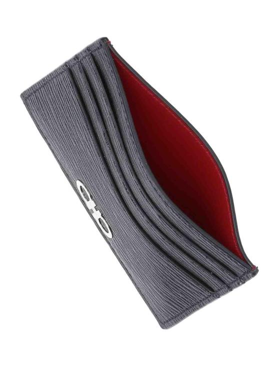  살바토레 페라가모 간치니 카드지갑 698914004 Black - SALVATORE FERRAGAMO