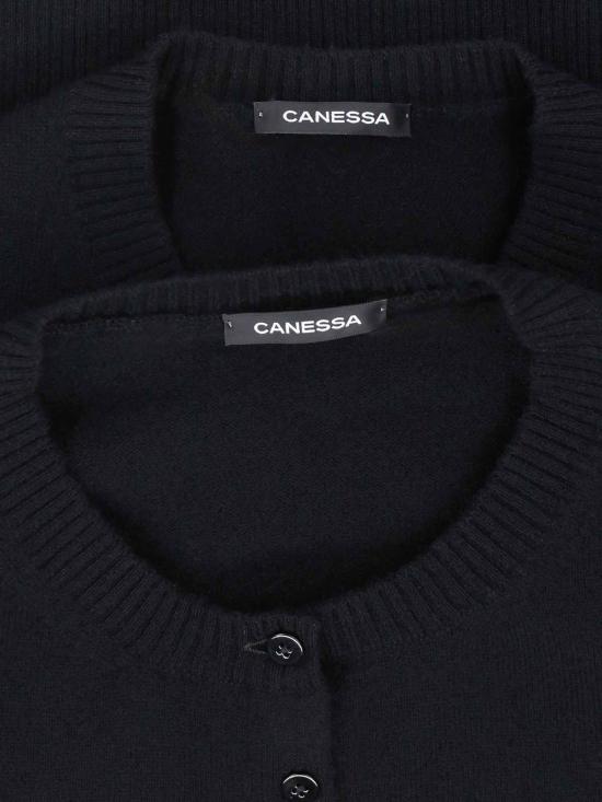  카네사 스웨터 NWKZ001FK0001V319 Black - CANESSA