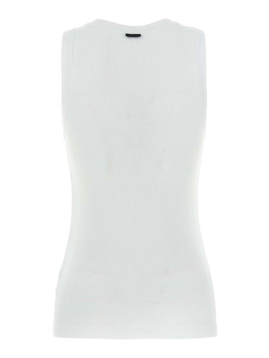 26SS 브루넬로 쿠치넬리 민소매 티셔츠 M0TC8FX230C159 White - BRUNELLO CUCINELLI