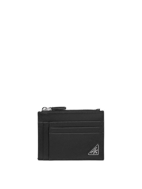 25SS 프라다 사피아노 레더 카드 홀더 2MC067QHHF0002 Black
