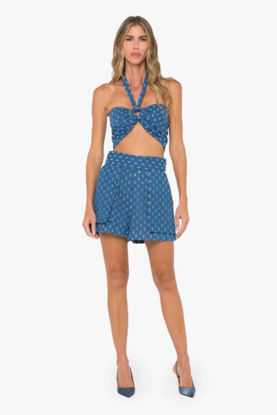  제이비큐 데님 원피스 JBQ 소넷 숏 데님