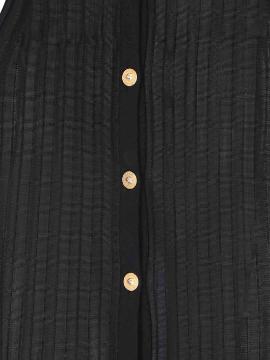 25FW 베르사체 미디 스커트 10154551A110581B000 Black - VERSACE