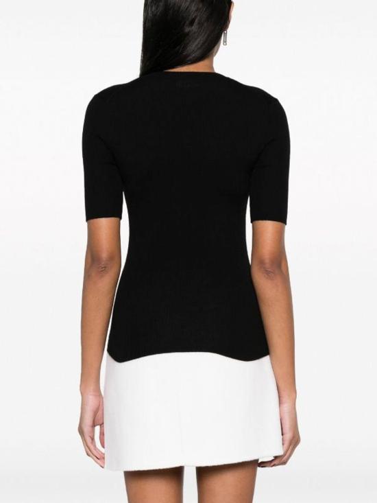 25FW 파로쉬 반팔 티셔츠 D510795LEILA23013 Black - PAROSH