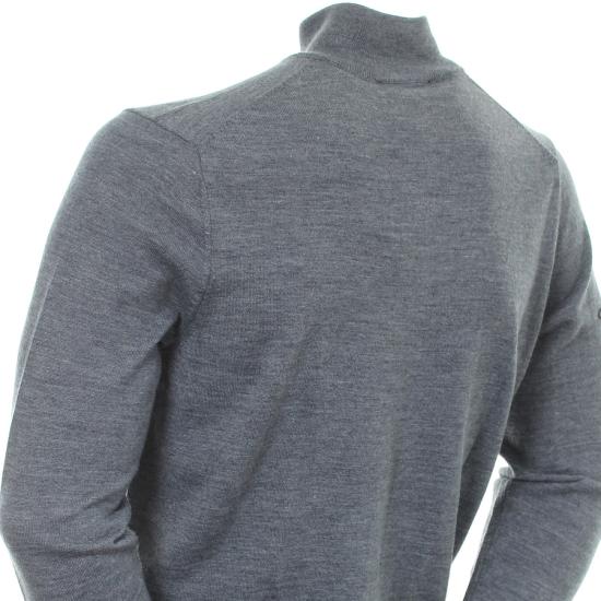26FW 캘러웨이 집업 니트 CGGF80M1038 STEEL HEATHER DOM - CALLAWAY