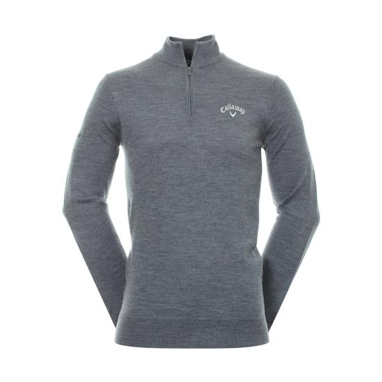 26FW 캘러웨이 집업 니트 CGGF80M1038 STEEL HEATHER DOM