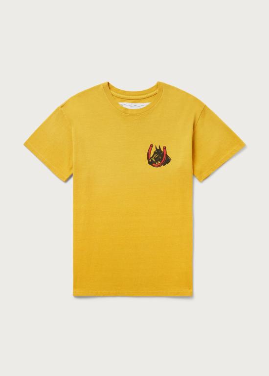  원오브디즈데이스 반팔 티셔츠 OTDM241PRTS002YL SUN FADED YELLOW DOM