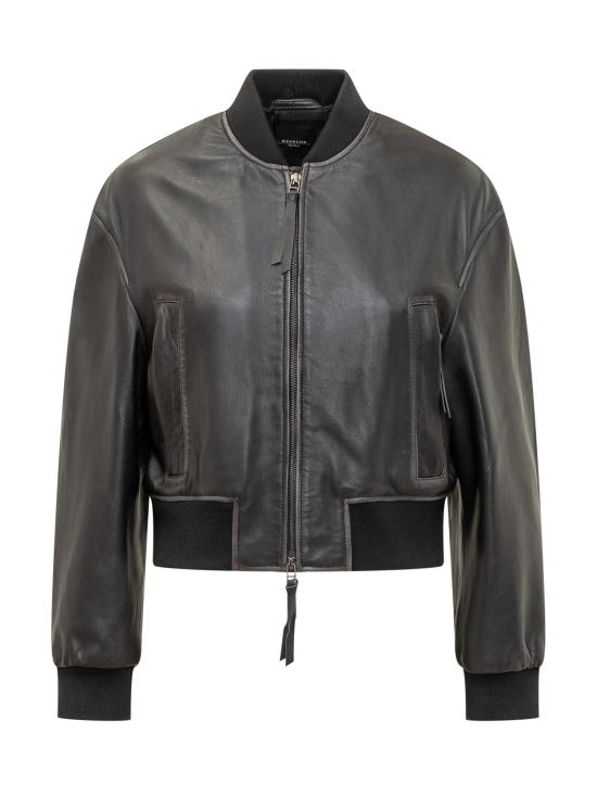 24FW 위켄드막스마라 봄버 자켓 2425446031600 002 NERO