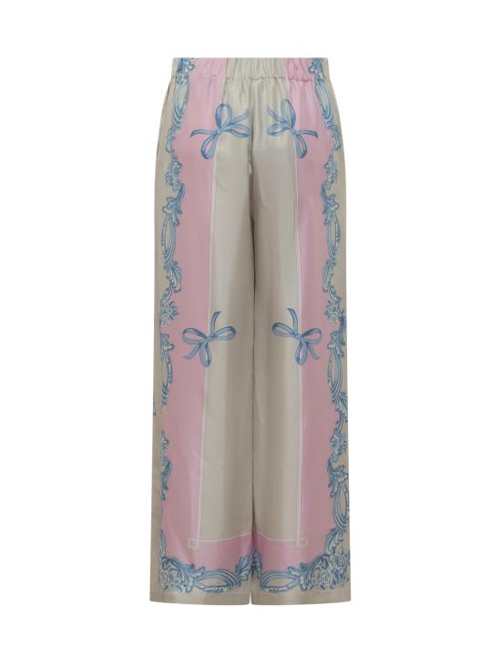 25SS 베르사체 스트레이트 팬츠 10199411A14438 5PD60 PINK LIGHT GREY - VERSACE