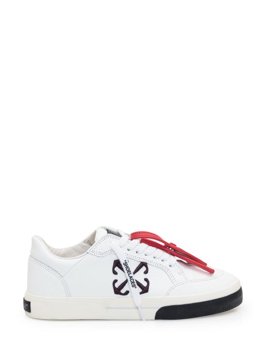 24FW 오프화이트 스니커즈 OMIA293C99LEA001 0110 WHITE BLACK