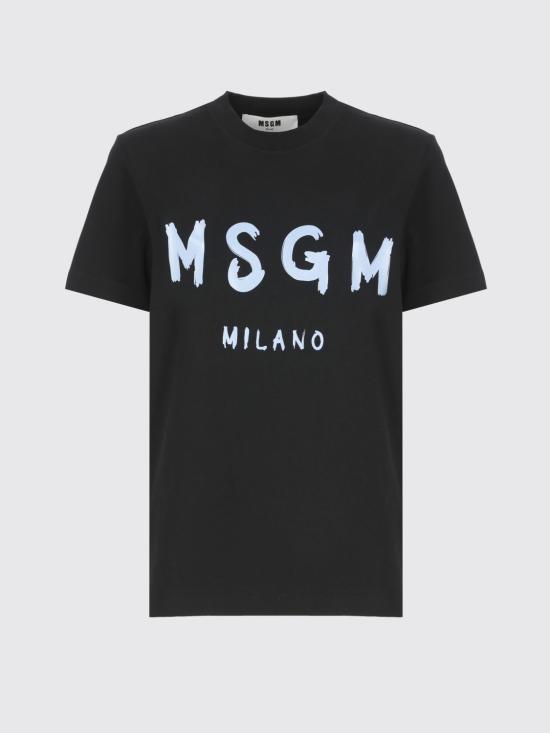 25SS 엠에스지엠 반팔 티셔츠 3841MDM51025700299 BLACK DOM - MSGM