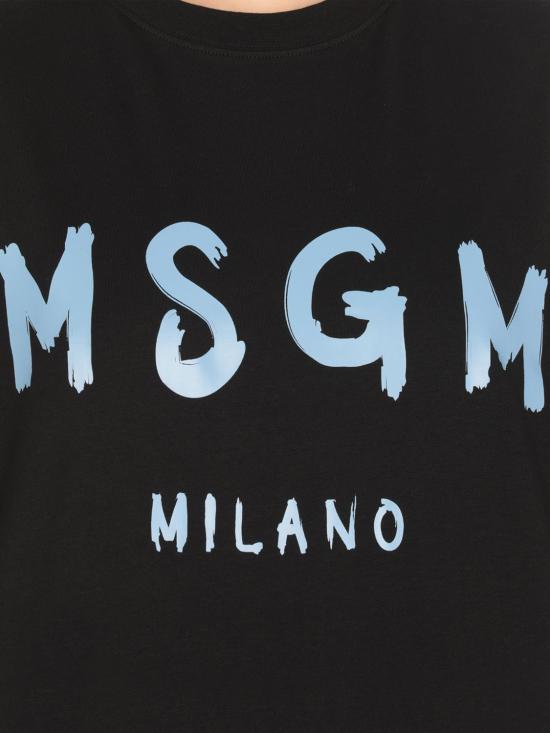 25SS 엠에스지엠 반팔 티셔츠 3841MDM51025700299 BLACK DOM - MSGM