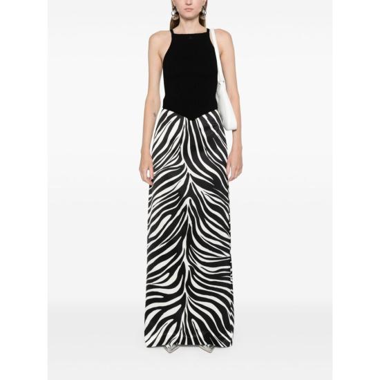 25SS 쿠레쥬 포인티 립 니트 탱크탑  VESMTO042FI00019999 BLACK DOM - COURREGES