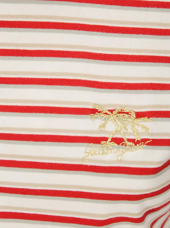 25SS 골든구스 폴로 티셔츠 GWP02189P001893 11458 PAPYRUS HAUTE RED - GOLDEN GOOSE