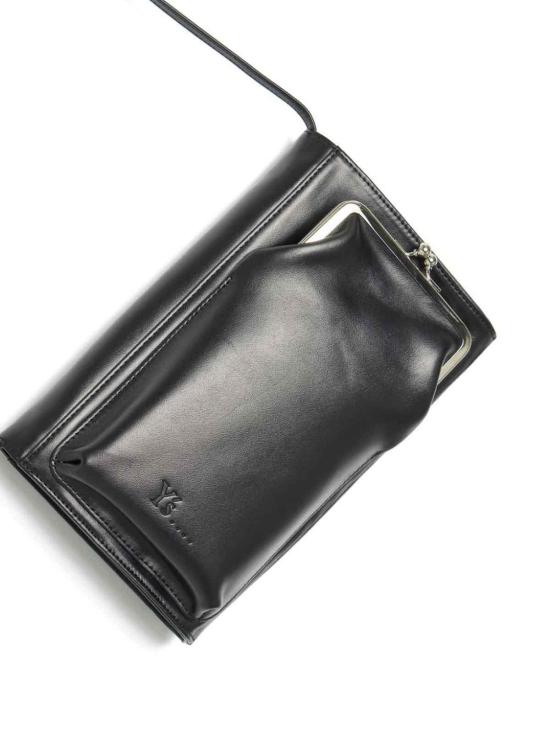  와이즈 요지 야마모토 크로스백 YOI41733 Black - Y’S YOHJI YAMAMOTO