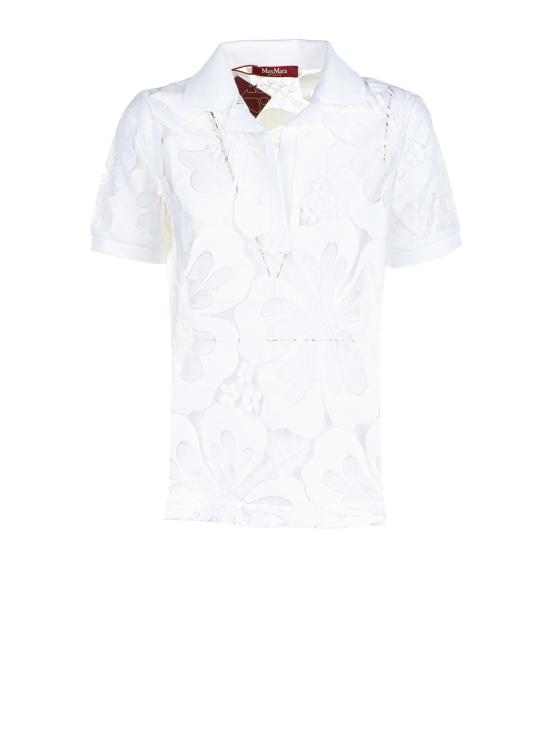 25SS 막스마라 스튜디오 폴로 티셔츠 2516941031600 WHITE