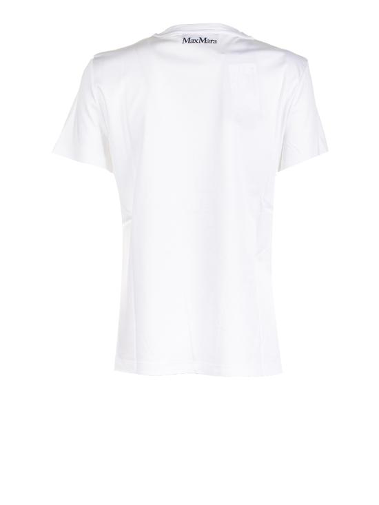 25SS 막스마라 스튜디오 반팔 티셔츠 2516941021600RING001 BIANCO RICAMO - MAX MARA STUDIO